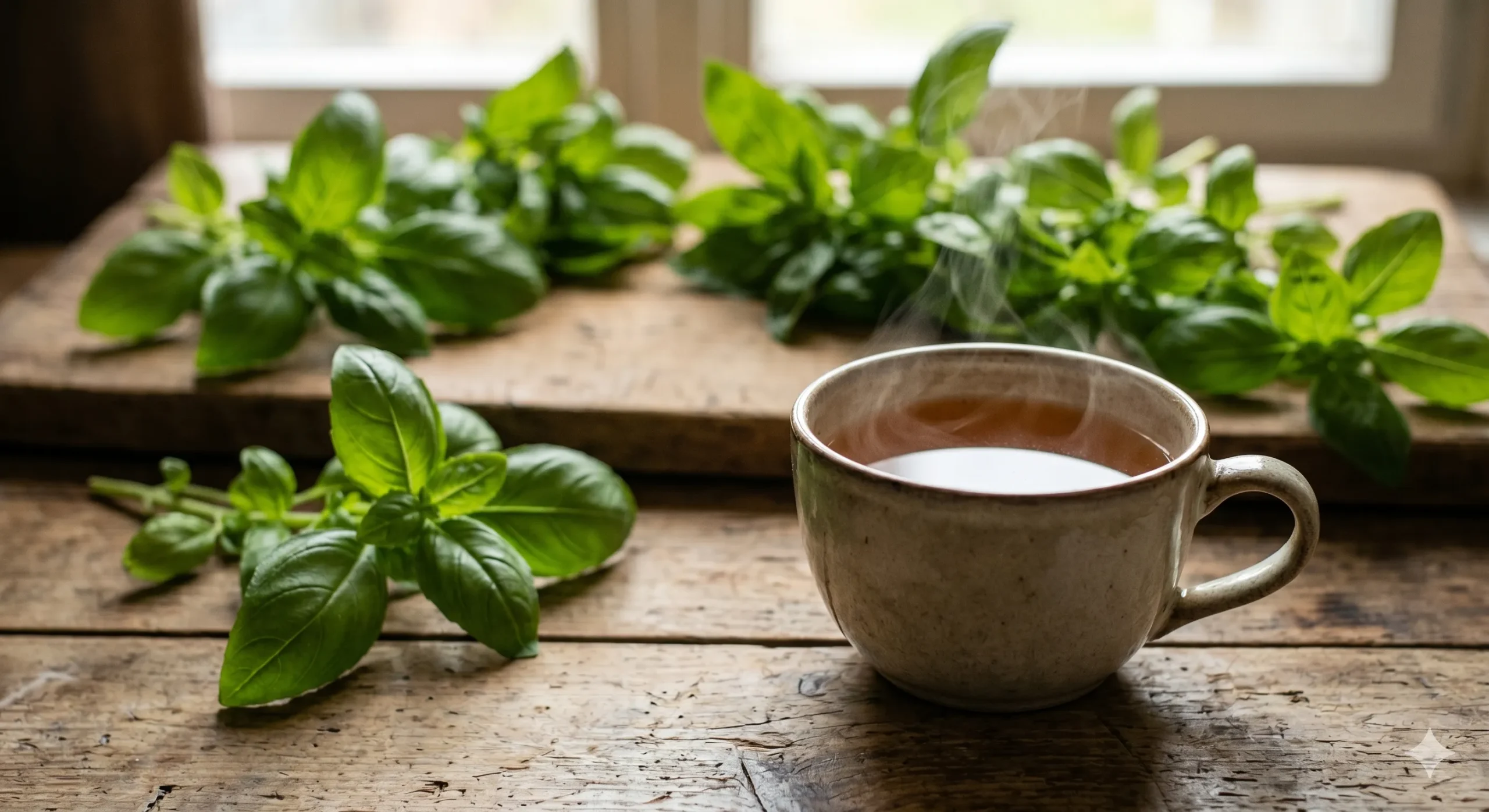 bazsalikom tea hatása